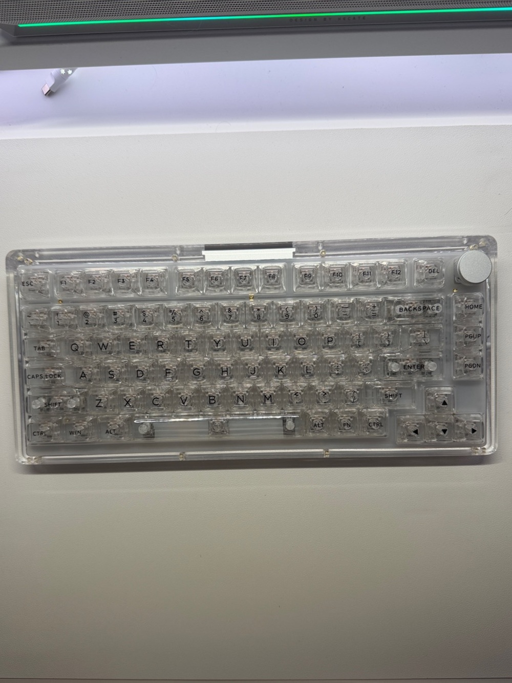 KiiBOOM Phantom 81 V3 Clear 75% Wireless Mechanical Keyboard RGB